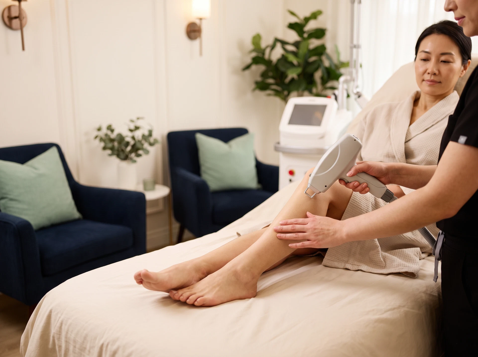 헤어라인 구레나룻 눈썹 뒷목 쉐이빙 부터 특수한 부위 맞춤 레이저제모 프로그램 이미지